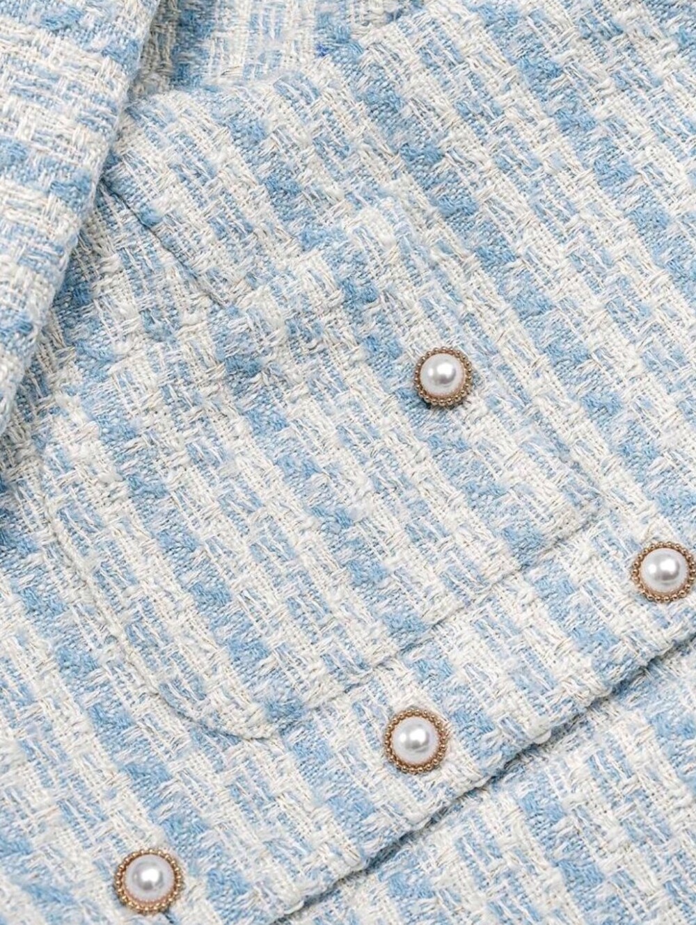 Women's Elegant Commuting Daily Button-Up Cropped Jacket Fall Winter Clot - Picture 3 of 4